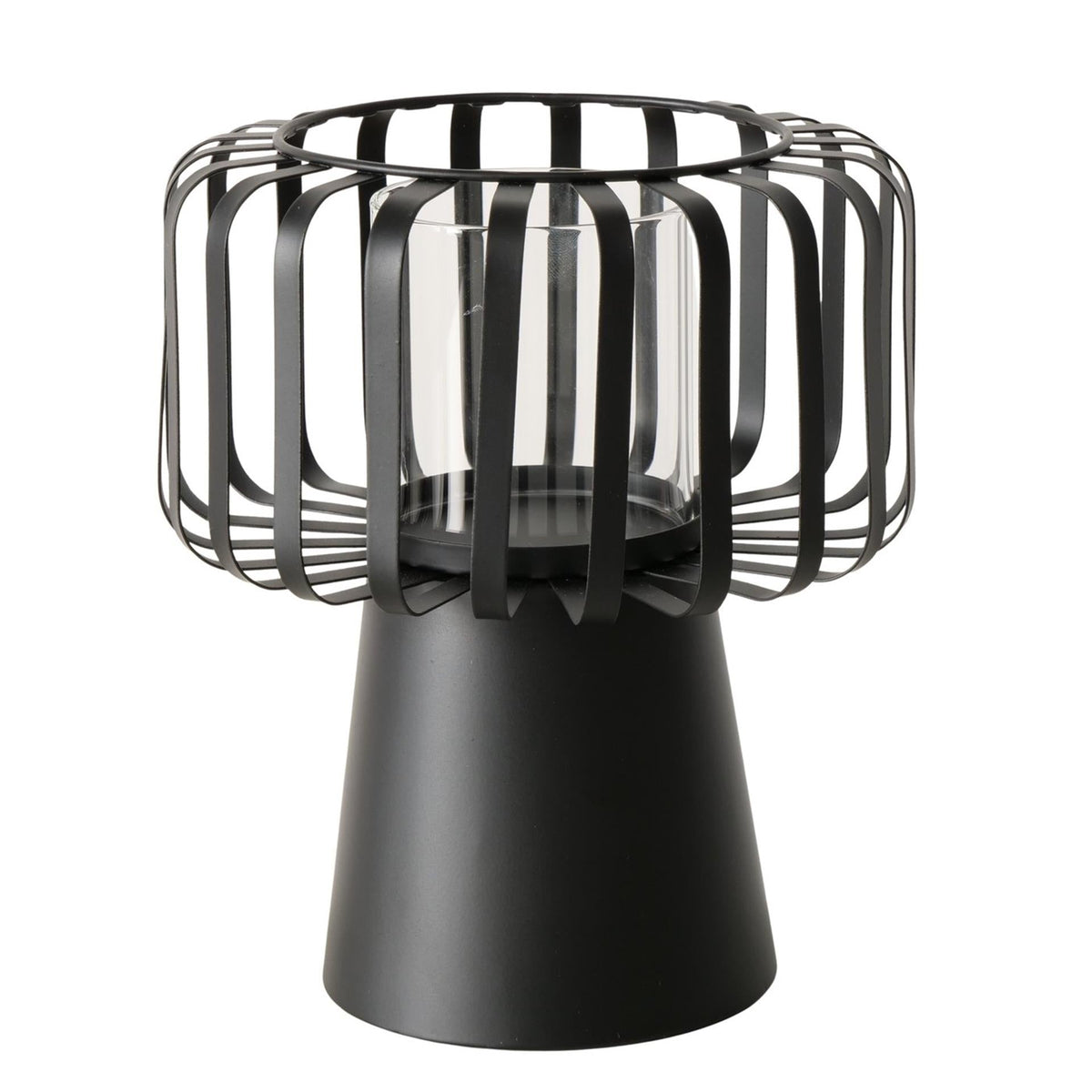 Boltze home lantern black 18x18x21cm