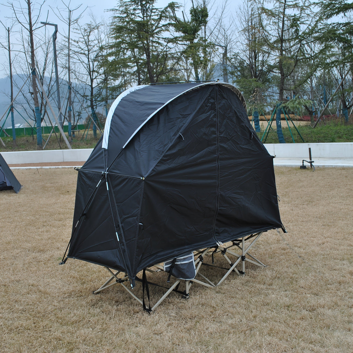 Military Off-Ground Single Tent Bed (2-in-1)