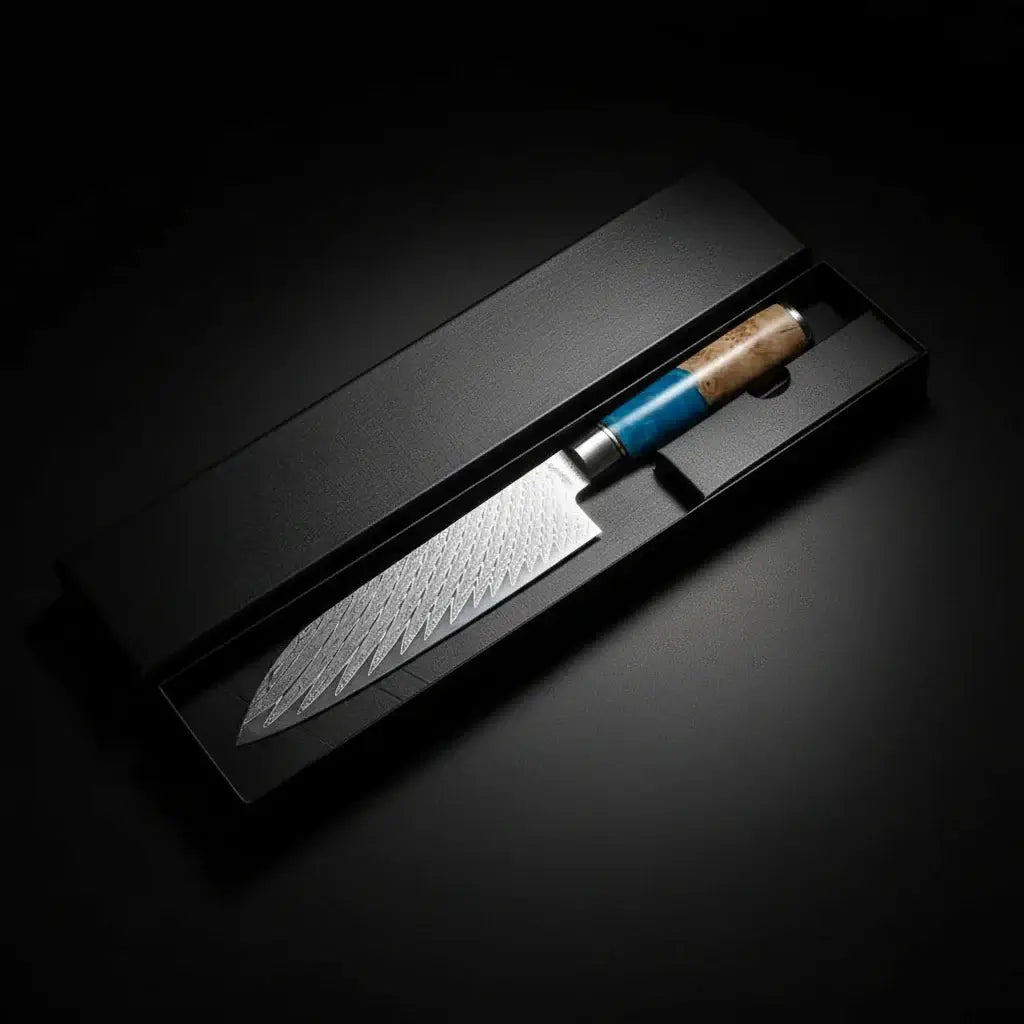 67 Layer Damascus Kitchen Knife Set Knives with Wooden Handle