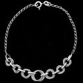 Silver 925 Textured Link Bracelet – Elegant Everyday Chain Jewelry DGB1028
