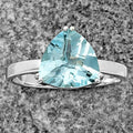 925 Silver Trillion Natural Gemstone Ring Handmade Sterling Jewelry DGR1108 R-1020