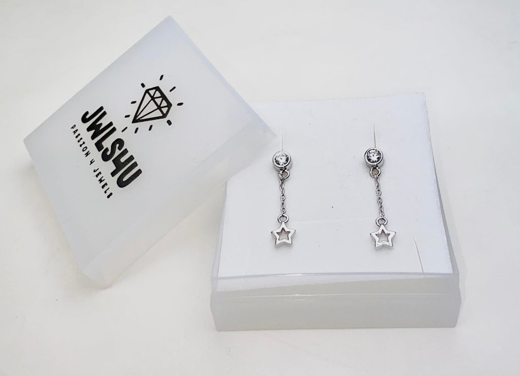 Oorhangers Hart 3D aan Ketting Goudkleur JE008G