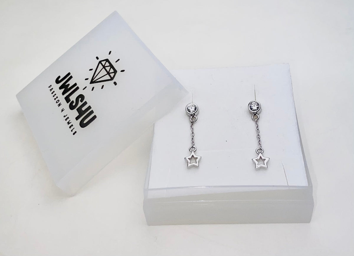 Oorhangers Hart 3D aan Ketting Goudkleur JE008G