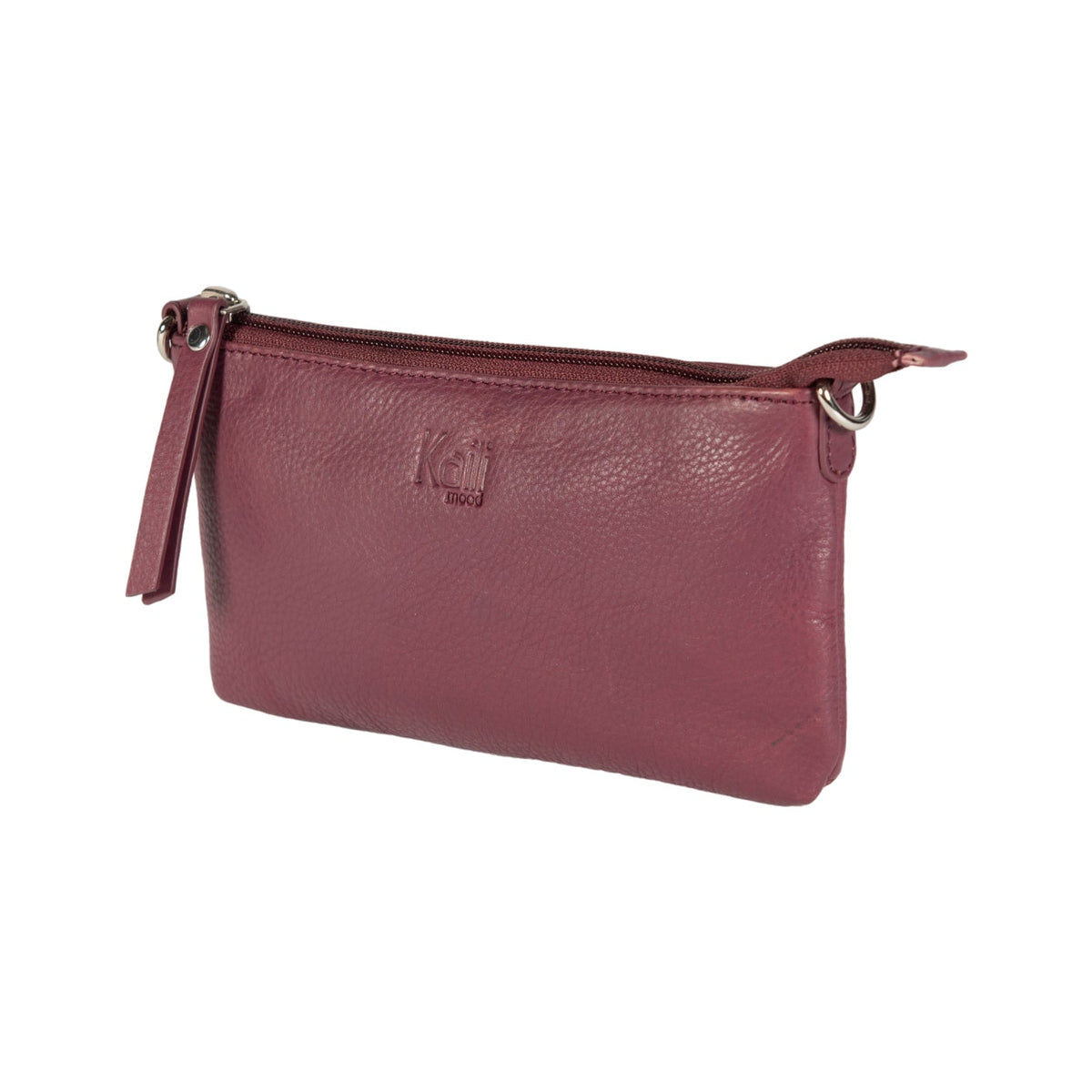 K0013NB | Tracollina Donna in Vera Pelle pieno fiore, con leggera grana. Tracolla removibile. Accessori Nickel Lucido. Colore Malva. Dimensioni: cm 20 x 10,5 x 2. Confezione: Sacchetto Tnt