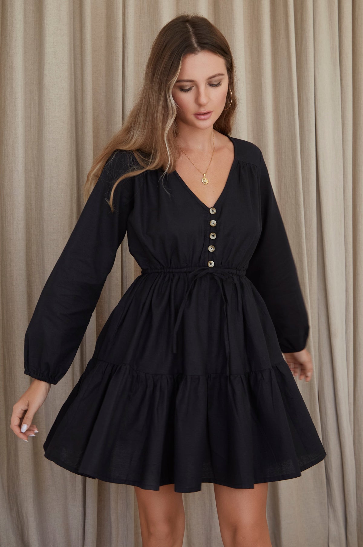 Positano Linen Mini Dress