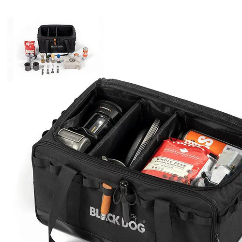 30L Camping Storage Bag Heavy-Duty Gear Black