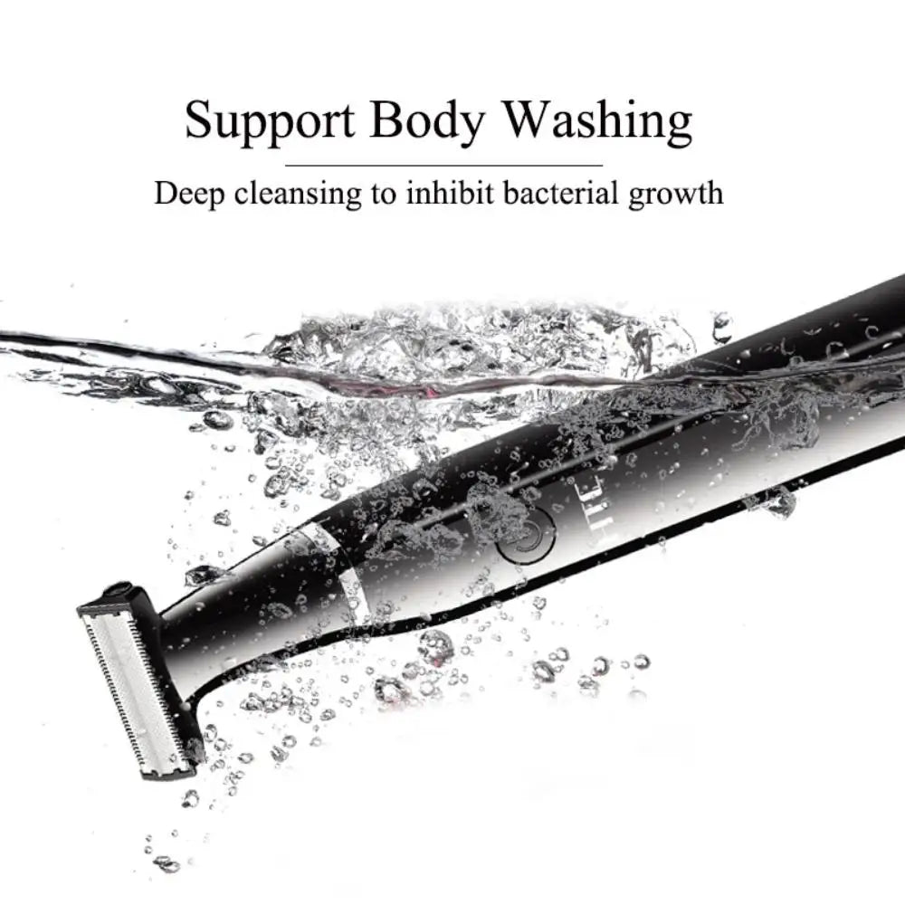 Rechargeable Electric One Blade Trimmer Hair Grooming Clipper Black