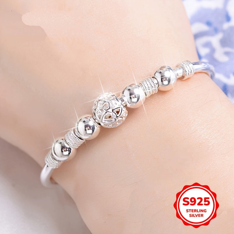 925 Sterling Silver Elegant Bracelet for Women – Classic Fashion Jewelry