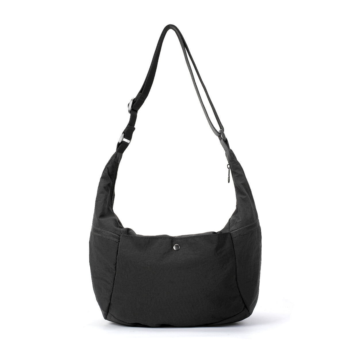 Water-Resistant Nylon Crescent Crossbody Bag – Large Capacity Adjustable Hobo Shoulder Bag